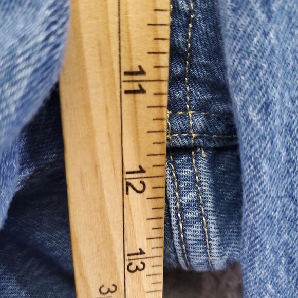 Free Assembly Jeans Womens Size 18 Blue Sustainable Ankle Stretch Denim *Read* - Picture 6 of 12